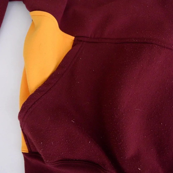 Vintage NCAA Colosseum  Maroon Cent. Michigan Chippewas Lantern Pullover Hoodie - Picture 7 of 13